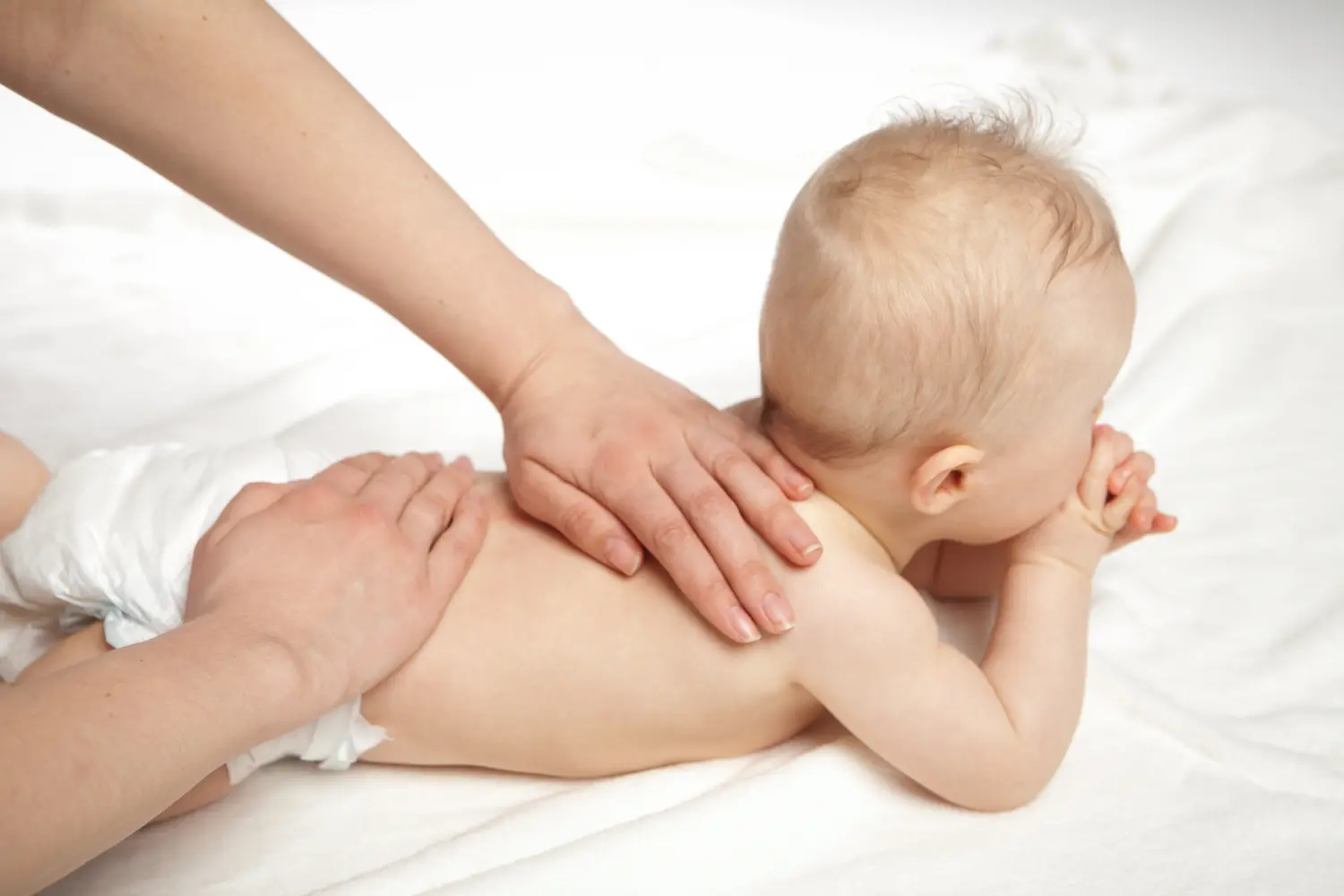 Sanfte Rückenmassage